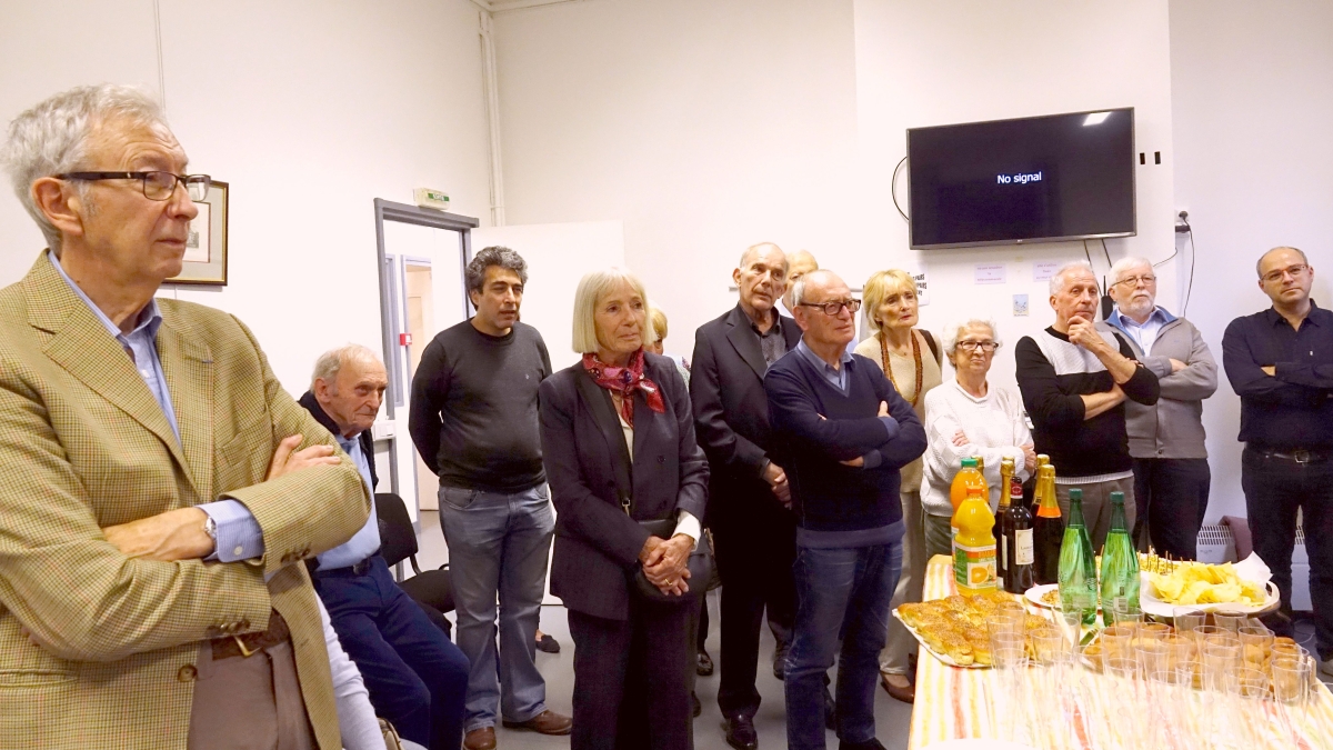 15 octobre 2019. Cocktail offert par Michel Talagrand à l'occasion de son prix Shaw de mathématiques — photo 16
